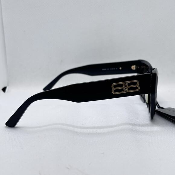 BALENCIAGA BB0234S 001 Cat Eye Women’s Sunglasses Black Grey main image 4